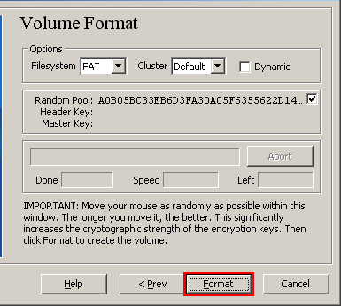 TrueCrypt GUI